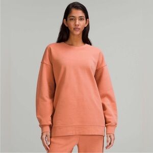 lululemon athletica Dusty Coral Crew Sweatshirt